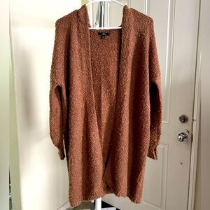 My Michelle Hooded Open Cardigan